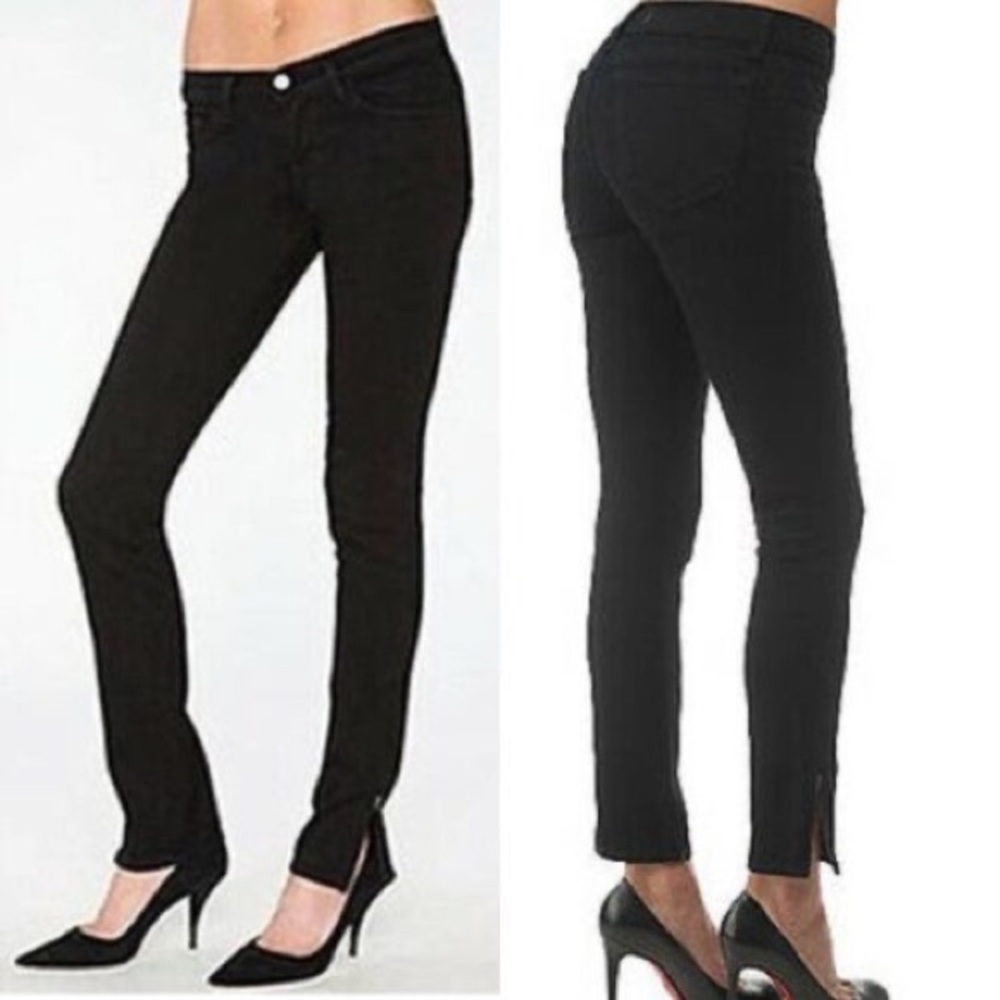 J Brand The Deal Black Skinny Jean 30